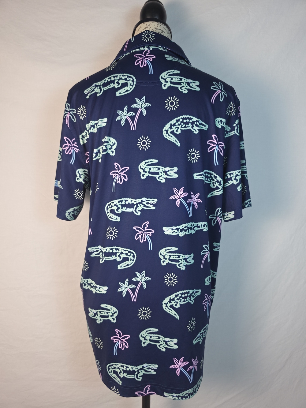 NWT Chubbies "The Neon Glade" Performance Polo 2.0 - Men's Size Medium - Picture 3 of 5